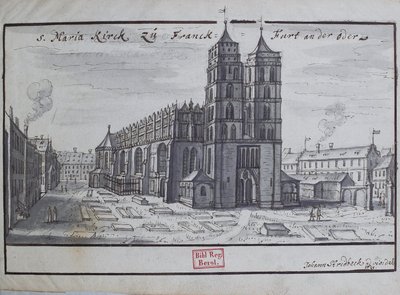 St. Mary Church in Frankfurt an der Oder by Johann Stridbeck